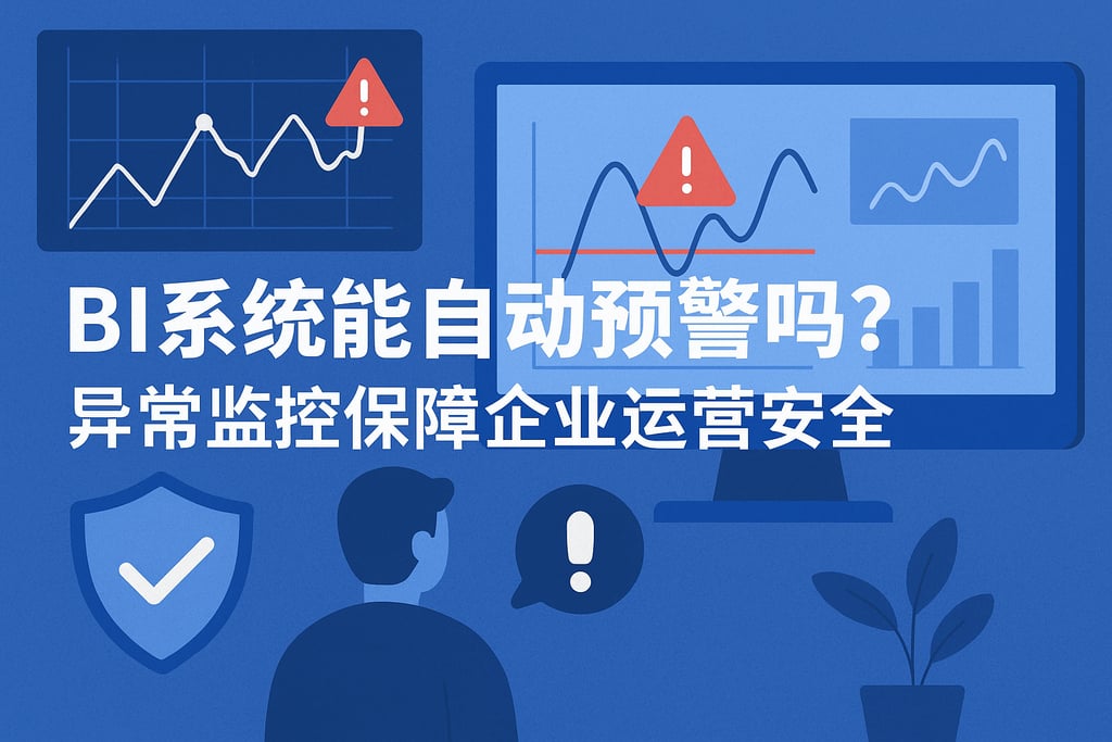 BI系统能自动预警吗？异常监控保障企业运营安全"